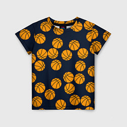 Детская футболка Баскетбольные мячи