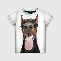 Футболка детская Доберман Doberman, цвет: 3D-принт