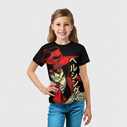 Футболка детская Хеллсинг, цвет: 3D-принт — фото 2
