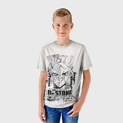 Футболка детская Dr Stone Senkuu, цвет: 3D-принт — фото 2
