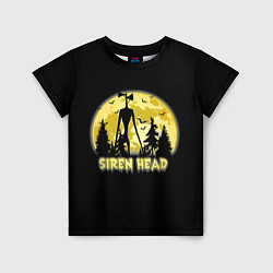 Детская футболка Siren Head Yellow Moon