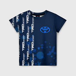 Детская футболка Toyota - Paint Pattern on left