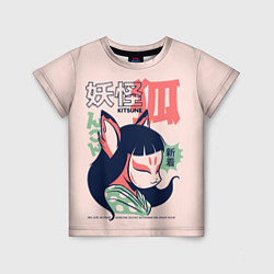 Детская футболка Anime Kitsune Demon Yokai