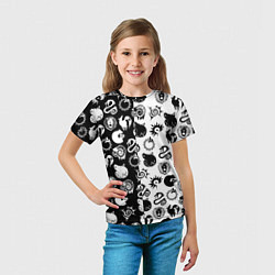 Футболка детская ЭМБЛЕМЫ МАГИЧЕСКАЯ БИТВА JK, цвет: 3D-принт — фото 2