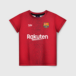 Футболка детская FC Barcelona Goalkeeper 202122, цвет: 3D-принт