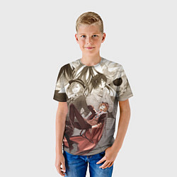 Футболка детская Чуя Накахара, цвет: 3D-принт — фото 2