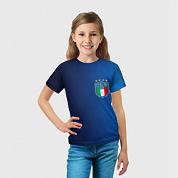 Футболка детская Сборная Италии, цвет: 3D-принт — фото 2