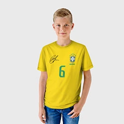Футболка детская Р Карлос футболка сборной, цвет: 3D-принт — фото 2