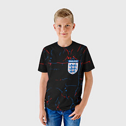 Футболка детская Сборная Англии, цвет: 3D-принт — фото 2