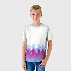 Футболка детская ПЛАМЯ 1 0, цвет: 3D-принт — фото 2
