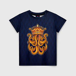 Детская футболка Кракен в короне