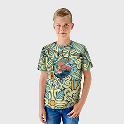 Футболка детская Gake no ue no Ponyo, цвет: 3D-принт — фото 2