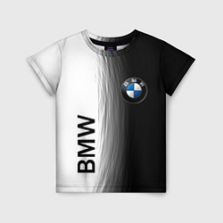 Детская футболка Black and White BMW