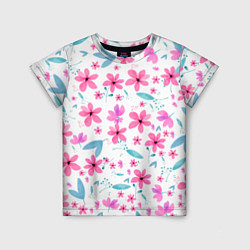 Детская футболка Цветочный узор