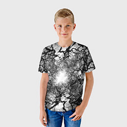 Футболка детская Texture Branches, цвет: 3D-принт — фото 2