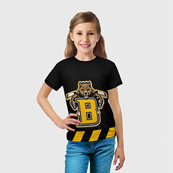 Футболка детская BOSTON BRUINS, цвет: 3D-принт — фото 2