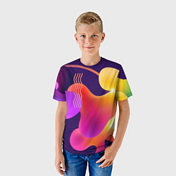 Футболка детская Rainbow T-Shirt, цвет: 3D-принт — фото 2