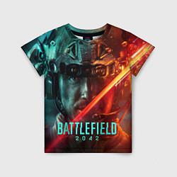 Детская футболка Battlefield 2042 Soldier face