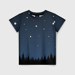 Детская футболка Ночное небо