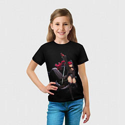 Футболка детская Касуми, цвет: 3D-принт — фото 2