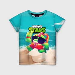 Детская футболка Базз Buzz Brawl Stars пляж