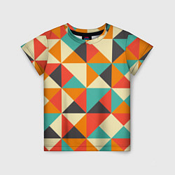 Детская футболка Треугольники