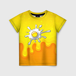 Детская футболка Яичница глазунья