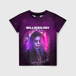 Футболка детская BILLIE EILISH GLITCH Z, цвет: 3D-принт