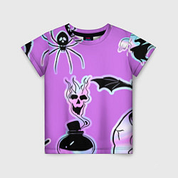 Детская футболка Зелье смерти,паук-Holographica