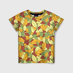 Детская футболка Яркие осенние листья