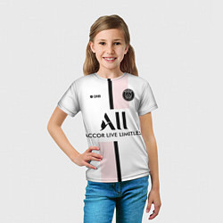 Футболка детская PSG Cup Away Vapor Match Shirt New 202223, цвет: 3D-принт — фото 2