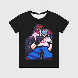 Футболка детская Бойфренд и Герлфренд FNF, цвет: 3D-принт