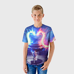 Футболка детская БИТВА ДРАКОНОВ, цвет: 3D-принт — фото 2