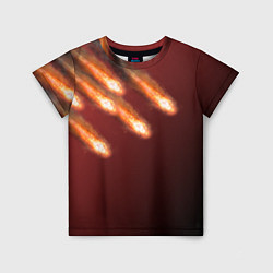 Детская футболка Падение комет