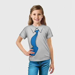 Футболка детская Дизайн галстука - Tie design, цвет: 3D-принт — фото 2