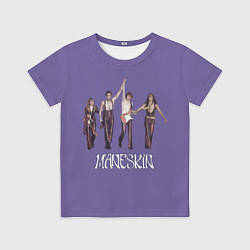 Футболка детская Maneskin Zitti e buoni, цвет: 3D-принт