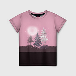 Детская футболка Розовое сияние