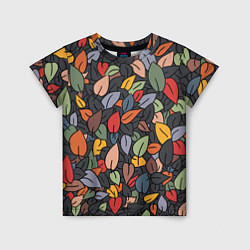 Детская футболка Рисованная Осень