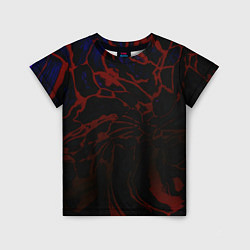 Детская футболка Извержение Вулкана Лава