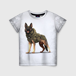 Детская футболка Служебная собака К9 K9