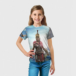 Футболка детская Воинственная Кассандра, цвет: 3D-принт — фото 2
