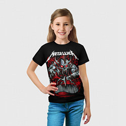 Футболка детская Metallica - Hardwired To Self-Destruct, цвет: 3D-принт — фото 2