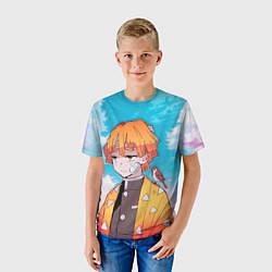 Футболка детская КЛИНОК РАССЕКАЮЩИЙ ДЕМОНОВ, ЗЕНИТЦУ, цвет: 3D-принт — фото 2