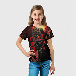 Футболка детская CS GO SPECIAL OPERATION RED ALERT SKIN КС ГО КРАСН, цвет: 3D-принт — фото 2