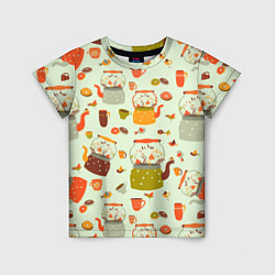 Детская футболка Осенние чаепитие