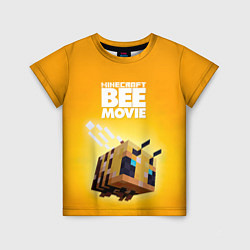 Футболка детская BEE MOVIE Minecraft, цвет: 3D-принт