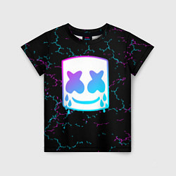 Футболка детская MARSHMELLO NEON МАРШМЕЛЛО НЕОН, цвет: 3D-принт