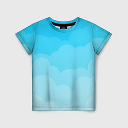 Детская футболка Голубые облака