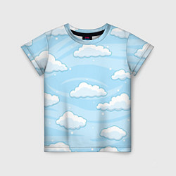 Детская футболка Зимние облака