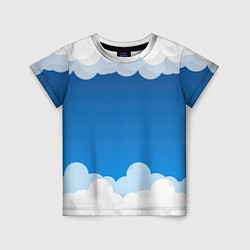 Детская футболка Полёт в облаках